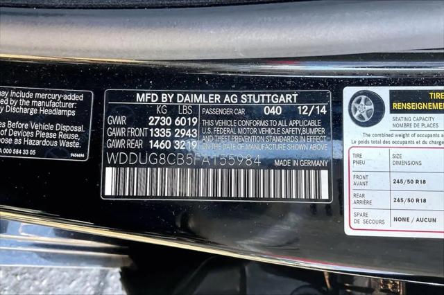 2015 Mercedes-Benz S 550 S 550