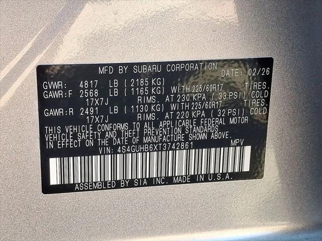 2026 Subaru Crosstrek Standard