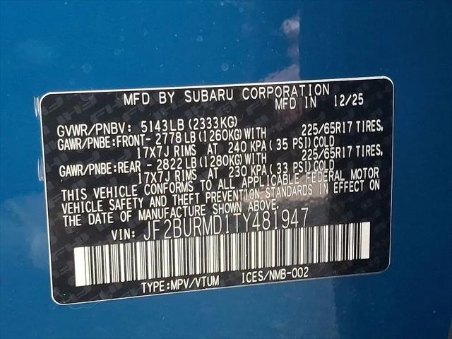 2026 Subaru Outback Wilderness