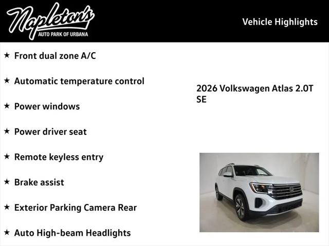 2026 Volkswagen Atlas SE