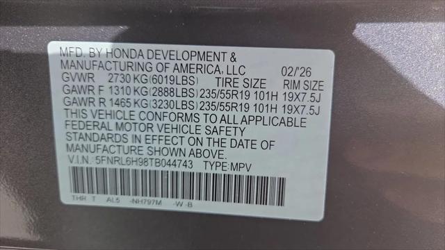 2026 Honda Odyssey Elite