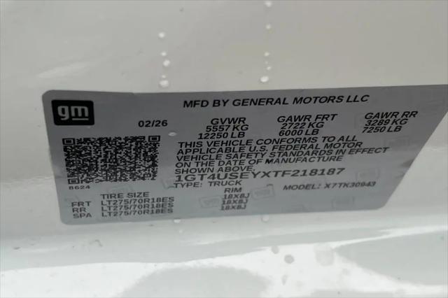2026 GMC Sierra 3500HD Crew Cab, Long Bed, Pro Dual Rear Wheel, 4WD