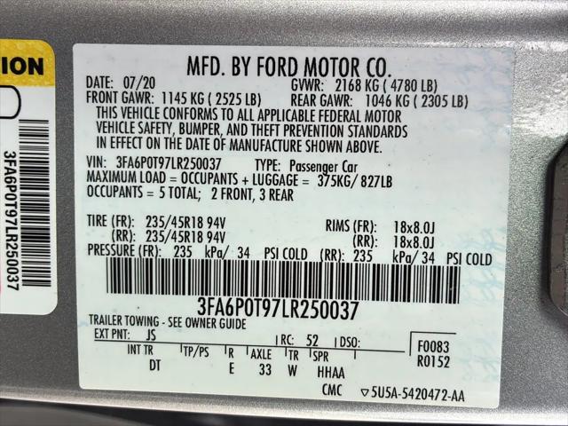 2020 Ford Fusion SE