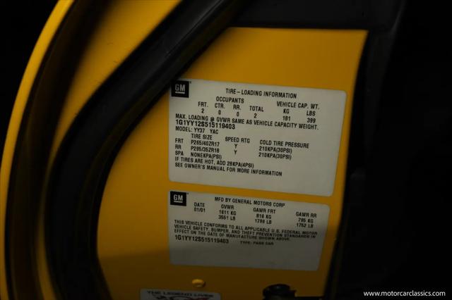 2001 Chevrolet Corvette Z06 Hardtop