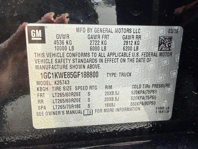 2016 Chevrolet Silverado 2500HD LTZ