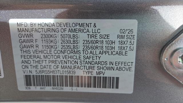 2026 Honda CR-V Hybrid 2WD Sport-L