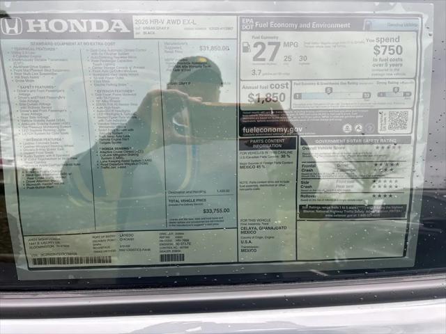 2026 Honda HR-V AWD EX-L