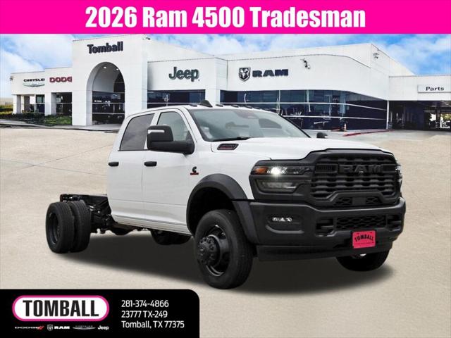 2026 RAM Ram 4500 Chassis Cab RAM 4500 TRADESMAN CHASSIS CREW CAB 4X4 60 CA