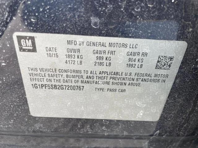 2016 Chevrolet Cruze Limited 2LT Auto