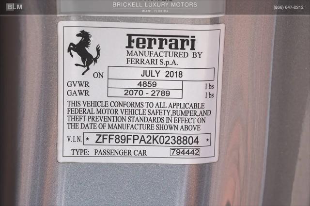 2019 Ferrari Portofino Standard
