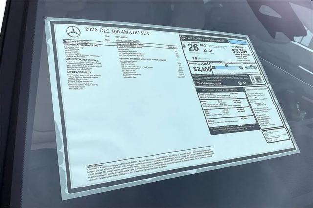 2026 Mercedes-Benz GLC GLC 300
