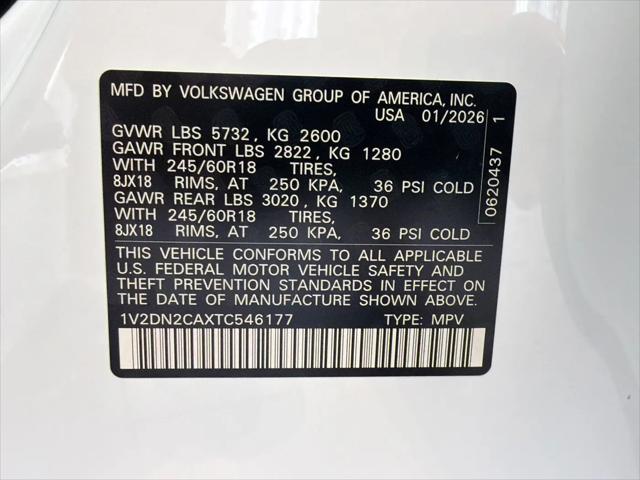 2026 Volkswagen Atlas SE