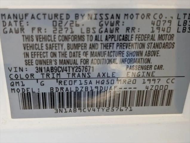 2026 Nissan Sentra SV