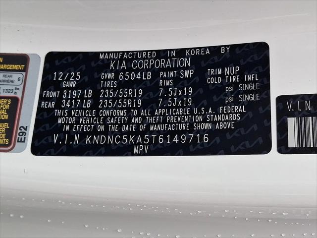 2026 Kia Carnival MPV EX