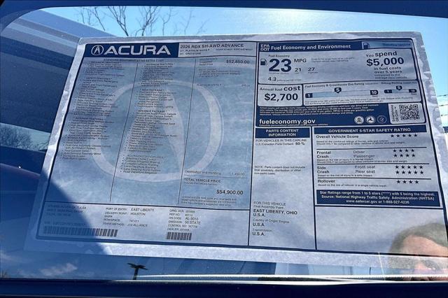 2026 Acura RDX w/Advance Package