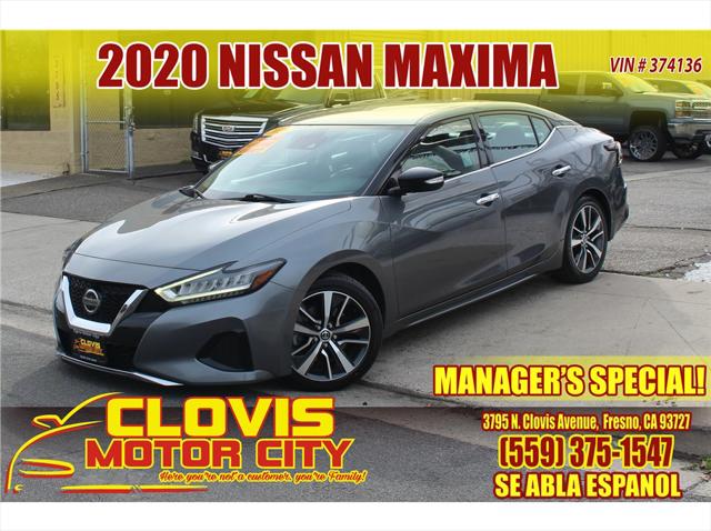 2020 Nissan Maxima SV Xtronic CVT for sale in Fresno, CA