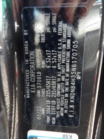 2022 Kia Carnival MPV LX Seat Package