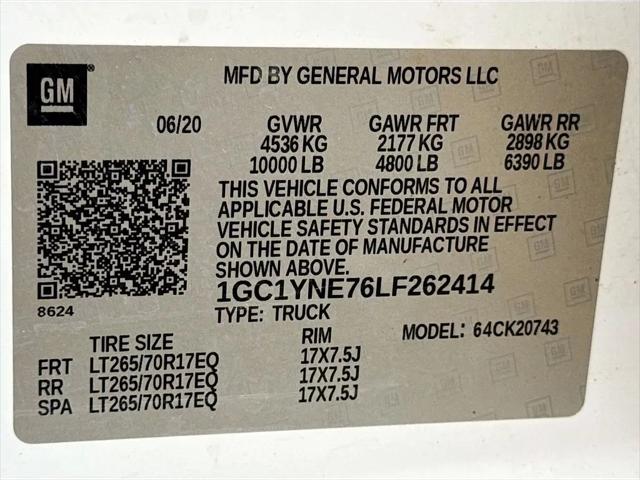 2020 Chevrolet Silverado 2500HD 4WD Crew Cab Standard Bed LT