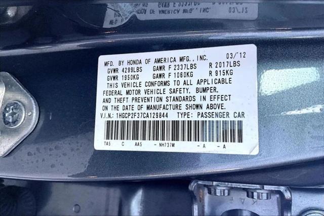 2012 Honda Accord 2.4 LX