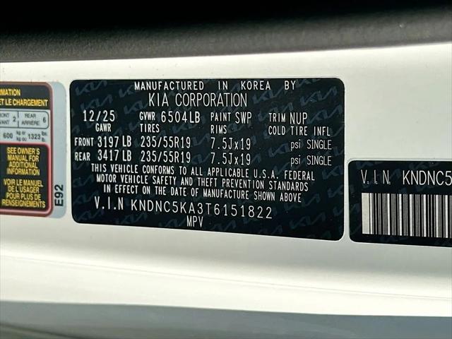 2026 Kia Carnival MPV EX