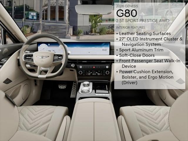2026 Genesis G80 2.5T Sport Prestige AWD