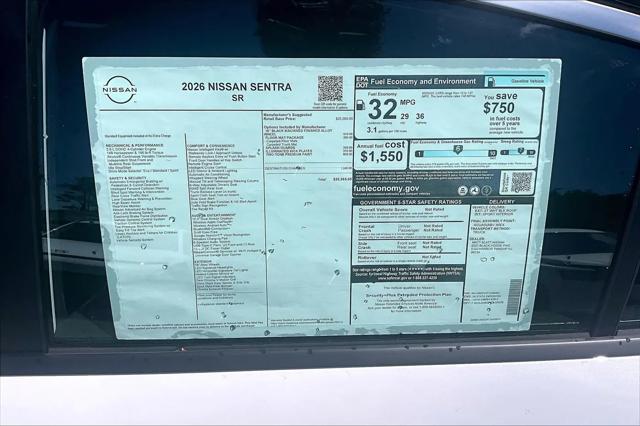 2026 Nissan Sentra SR