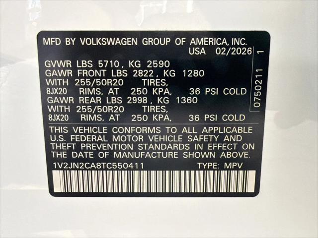 2026 Volkswagen Atlas SE with Technology