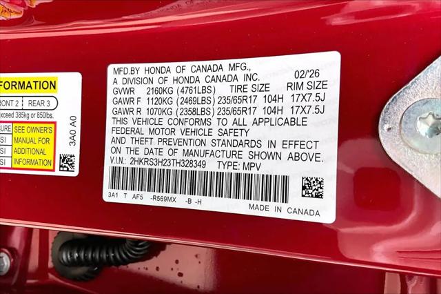 2026 Honda CR-V LX 2WD