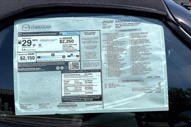 2026 Mazda MX-5 Grand Touring