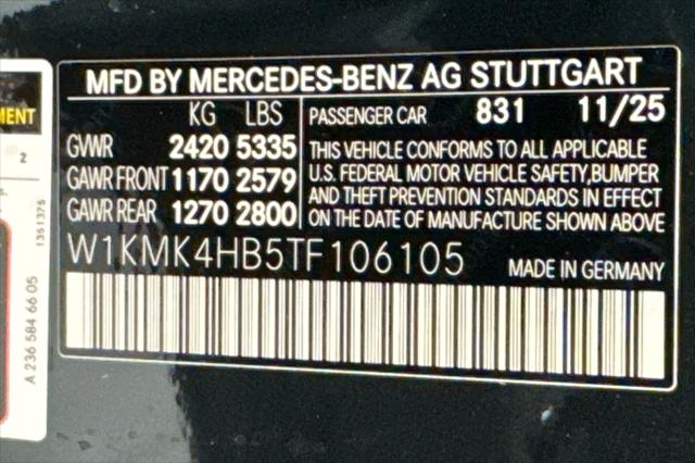 2026 Mercedes-Benz E-CLASS E 300 CLE 300