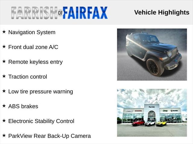 2022 Jeep Wrangler 4xe Unlimited Sahara 4x4