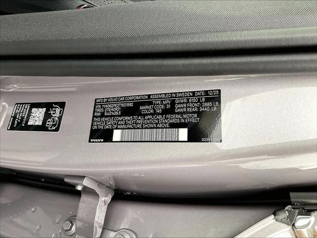 2026 Volvo XC90 Plus, B6 AWD Gas (mild hybrid), Gasoline, Bright, 7 Seats