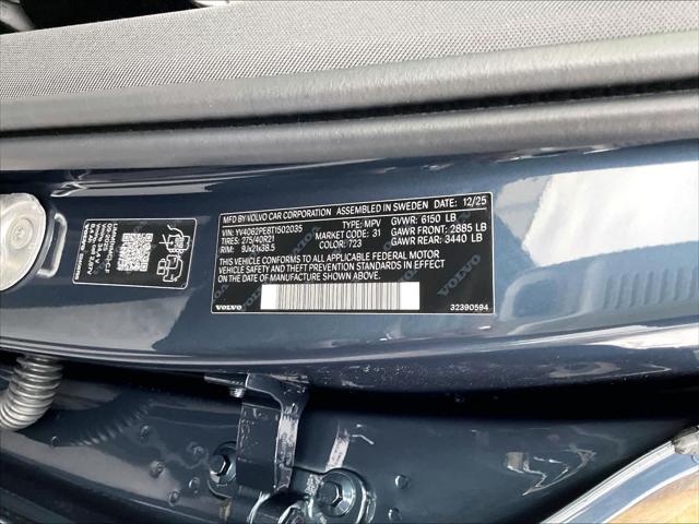 2026 Volvo XC90 Plus, B6 AWD Gas (mild hybrid), Gasoline, Bright, 7 Seats