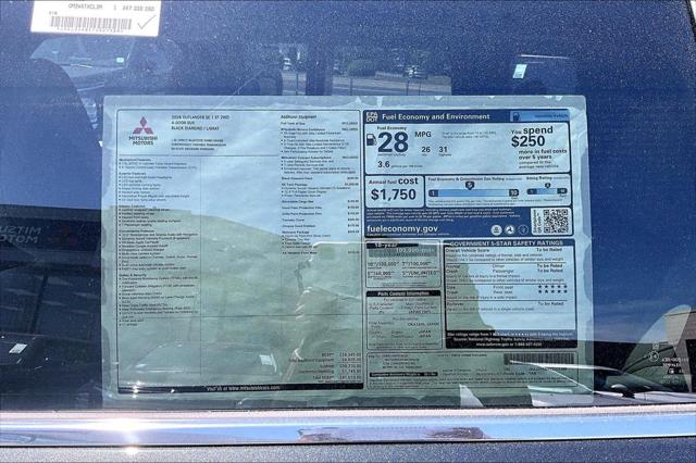 2026 Mitsubishi Outlander SE 1.5T 2WD