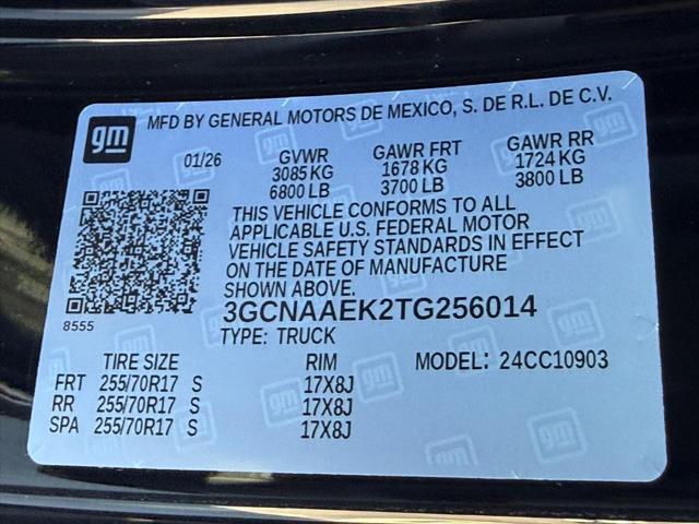 2026 Chevrolet Silverado 1500 2WD Regular Cab Long Bed WT