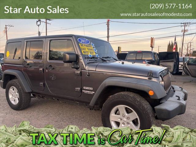 2017 Jeep Wrangler Unlimited Sport 4x4 for sale in Modesto, CA