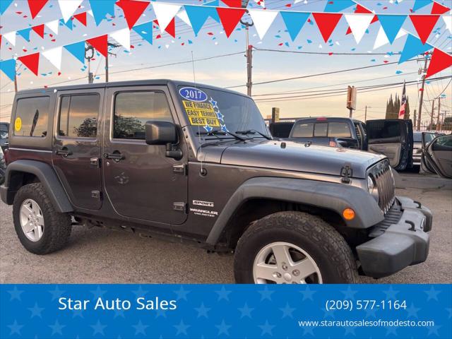 2017 Jeep Wrangler Unlimited Sport 4x4 for sale in Modesto, CA