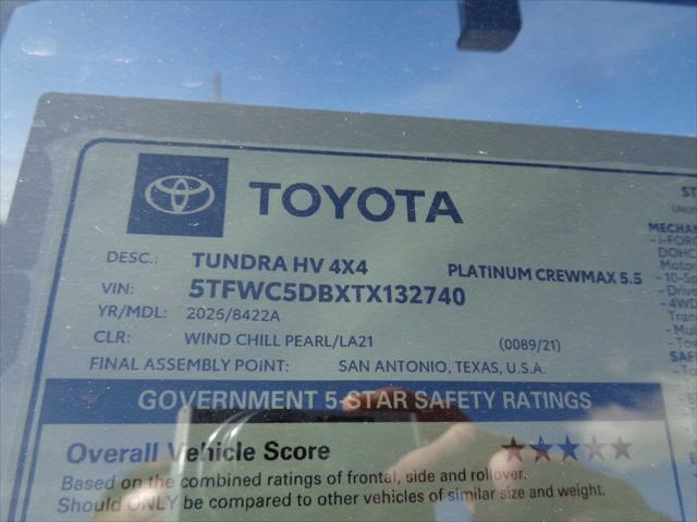 2026 Toyota Tundra Platinum Hybrid CrewMax 5.5' Bed