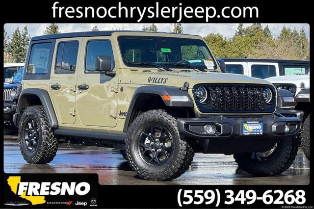 2026 Jeep Wrangler Unlimited Wrangler 4-door Willys for sale in Fresno, CA