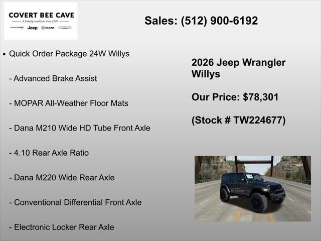 2026 Jeep Wrangler 4-Door Willys 4x4