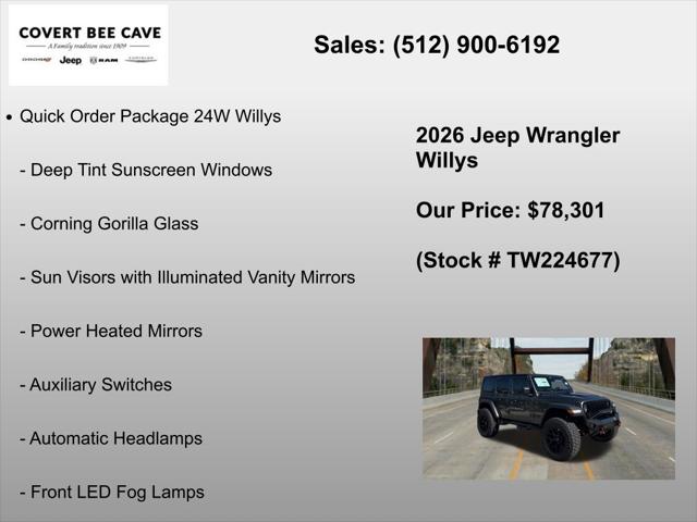 2026 Jeep Wrangler 4-Door Willys 4x4