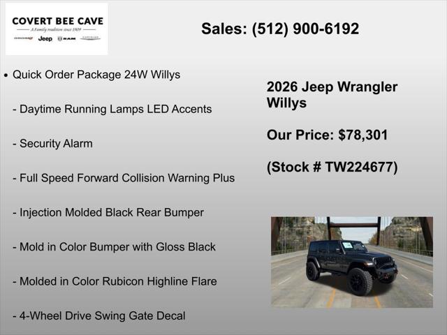 2026 Jeep Wrangler 4-Door Willys 4x4