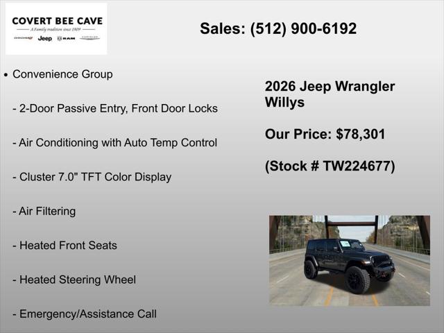 2026 Jeep Wrangler 4-Door Willys 4x4