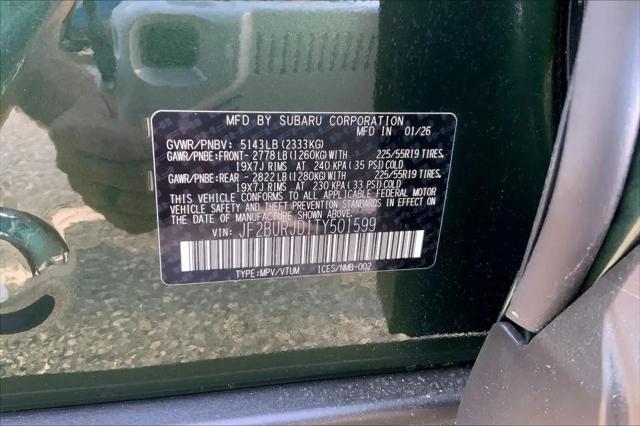 2026 Subaru Outback Touring XT