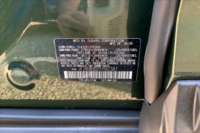 2026 Subaru Outback Touring XT