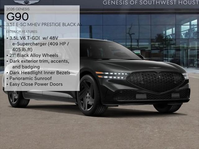 2026 Genesis G90 3.5T E-SC Prestige Black AWD