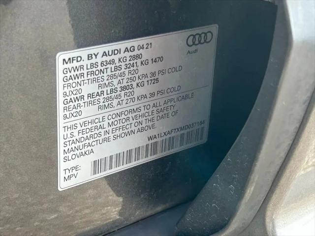 2021 Audi Q7 Premium Plus 55 TFSI quattro Tiptronic