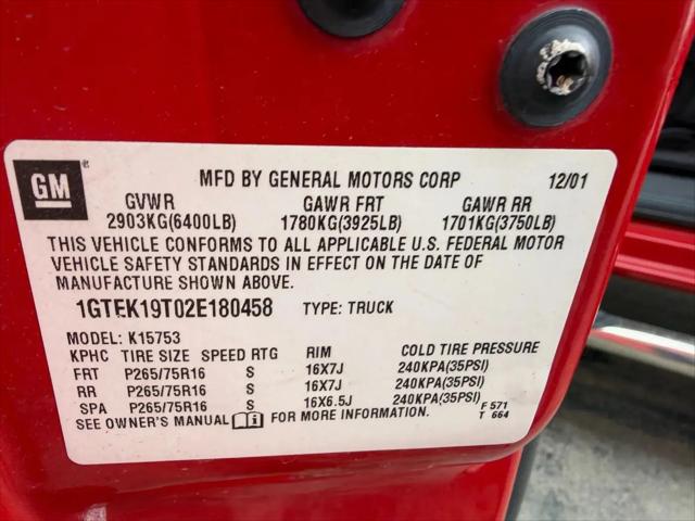 2002 GMC Sierra 1500 SLE