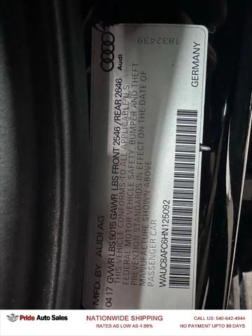 2017 Audi A6 2.0T Premium