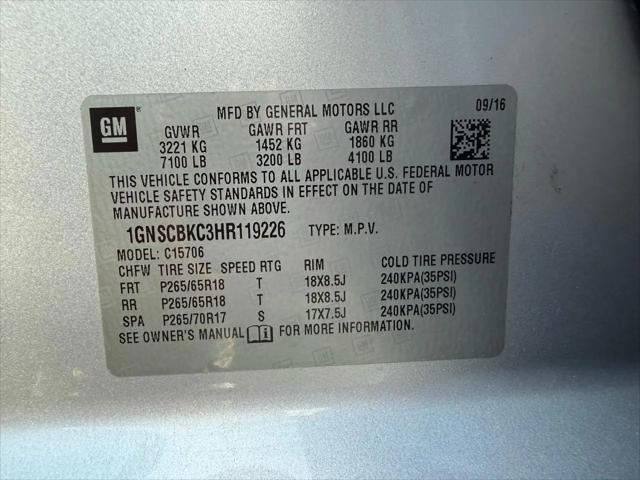 2017 Chevrolet Tahoe LT